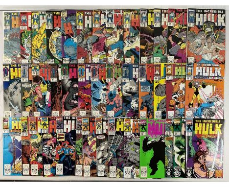 INCREDIBLE HULK #341 to 380 (40 in Lot) - (1988/1991 - MARVEL) - Includes some of the classic Todd McFarlane Grey Hulk covers