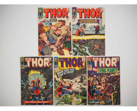 THOR #126, 130, 131, 132, 133 (5 in Lot) - (1966 - MARVEL - US & UK Price Variant) - Includes the first 'THOR' titled issue w