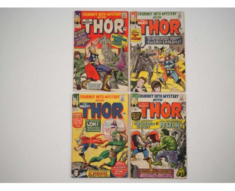 JOURNEY INTO MYSTERY #106, 107, 108, 112 (4 in Lot) - (1964/1965 - MARVEL - US & UK Price Variant) - Includes the first appea