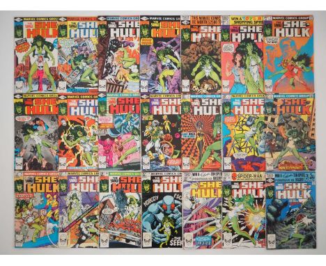 SAVAGE SHE-HULK #1 to 3, 7 to 24 (21 in Lot) - (1980/82 - MARVEL - US & UK Price Variant) - Includes the first appearance and