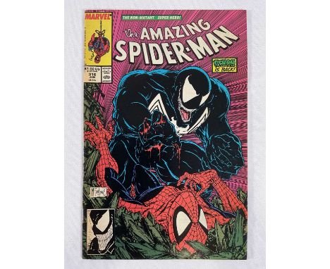 AMAZING SPIDER-MAN #316 - (1989 - MARVEL) - Classic Cover - First full Venom cover + Black Cat appearance - Todd McFarlane co