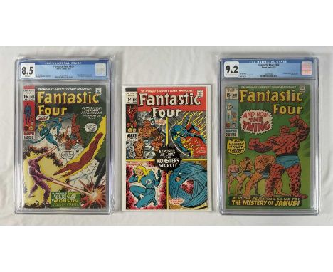 FANTASTIC FOUR #105, 106, 107 (3 in Lot) - (1970/1971 - MARVEL) - Includes the first appearance of Janus the Nega-Man and the