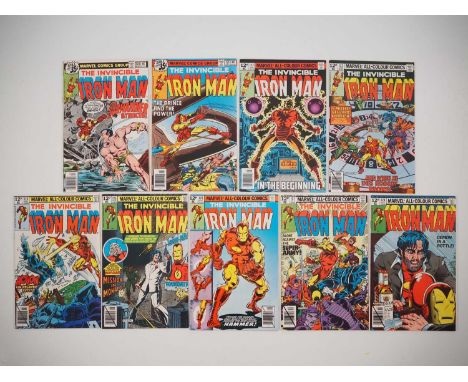 IRON MAN #120 to 128 (9 in Lot) - (1979 - MARVEL - US & UK Price Variant) - The complete nine issue 'Demon in a bottle' story