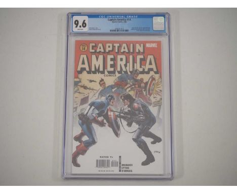 CAPTAIN AMERICA VOL.5 #14 (2006 - MARVEL) - GRADED 9.6(NM+) by CGC - Includes the first meeting of the Winter Soldier & Falco