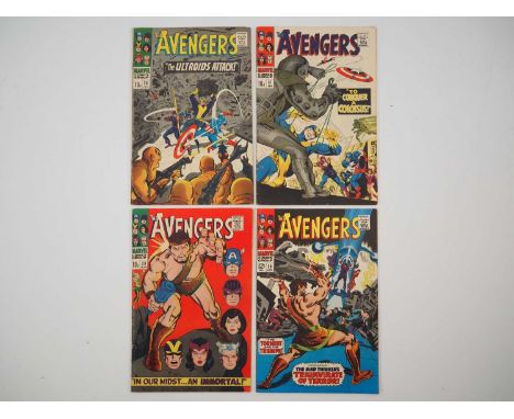 AVENGERS #36, 37, 38, 39 (4 in Lot) - (1967 - MARVEL - US & UK Price Variant) - Includes the first meeting of Hercules and th