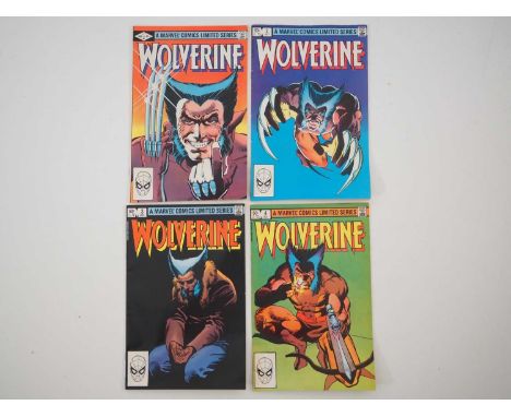 WOLVERINE #1, 2, 3, 4 - (4 in Lot) - (1982 - MARVEL) - Complete Four Issue Limited Series + Wolverine's first solo title - Fr