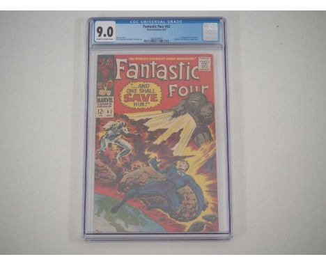 FANTASTIC FOUR #62 (1967 - MARVEL) - GRADED 9.0(VF/NM) by CGC - Includes the first appearance of Blastaar + appearances by th