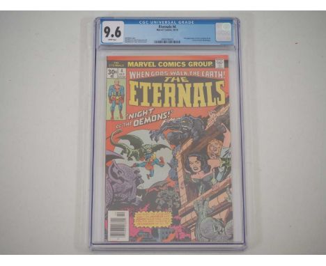 ETERNALS #4 (1976 - MARVEL) - GRADED 9.6(NM+) by CGC - Includes the first cover and second appearance of Sersi - CGC 9.6 (NM+