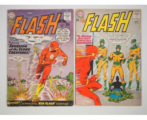 FLASH #111 & 136 (2 in Lot) - (1959/1963 - DC) - "Invasion of the Cloud Creatures!" & "The Mirror Master's Invincible Bodygua