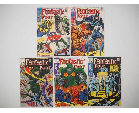 FANTASTIC FOUR #71, 82, 83, 86, 87 (5 in Lot) - (1968/1969 - MARVEL) - Higher grade copies which include the second appearanc