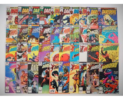 DAREDEVIL #151, 152, 155-158, 160-162, 165, 166, 168, 170-176, 178-185, 187-199 (40 in Lot) - (1978/1983 - MARVEL - US & UK P