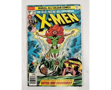 X-MEN #101 - (1976 - MARVEL - UK Price Variant) - First appearance & Origin of Phoenix (Jean Grey) - Black Tom Cassidy and Ju