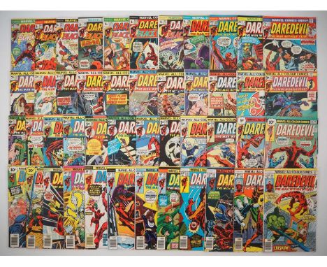 DAREDEVIL #100, 101, 103-145, 149 (46 in Lot) - (1973/1977 - MARVEL - US &amp; UK Price Variant) - Includes the first appeara