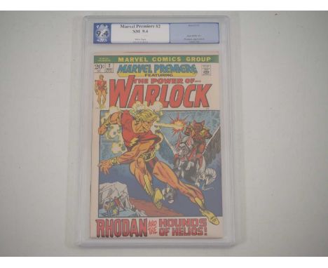 MARVEL PREMIERE FT. THE POWER OF WARLOCK #2 - (1972 - MARVEL) - GRADED 9.4(NM) by PGX - Warlock is given the first name 'Adam