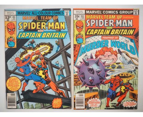MARVEL TEAM-UP #65 & 66 (2 in Lot) - (1978 - MARVEL - US & UK Price Variant) - Includes the first and second US comic book ap