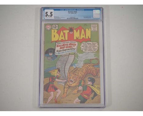BATMAN #144 (1961 - DC) - GRADED 5.5 (FN-) by CGC - Joker, Batwoman, Bat-Girl & Bat-Mite appearances - Sheldon Moldoff cover 