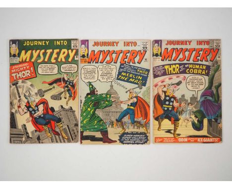 JOURNEY INTO MYSTERY #95, 96, 98 (3 in Lot) - (1963 - MARVEL - US &amp; UK Price Variant) - Includes the first appearance and