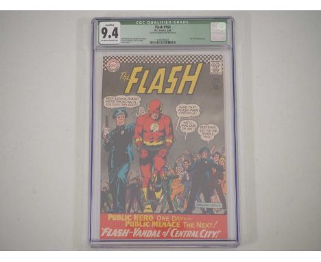 FLASH #164 (1966 - DC) - GRADED 9.4 (NM) QUALIFIED by CGC - The Pied Piper causes Flash's powers to go out of control - Carmi