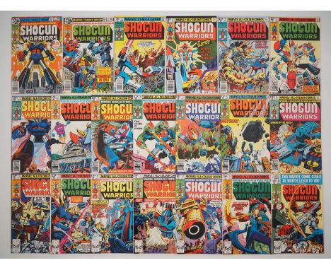SHOGUN WARRIORS #1 to 20 (20 in Lot) - (1979/1980 - MARVEL - US & UK Price Variant) - Full complete run of the series based u