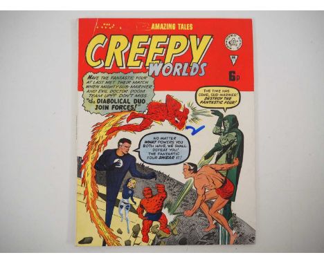 CREEPY WORLDS #130 (ALAN CLASS) - Reprints the first team-up of two super-villains in the Marvel Universe, Dr. Doom and Sub-M