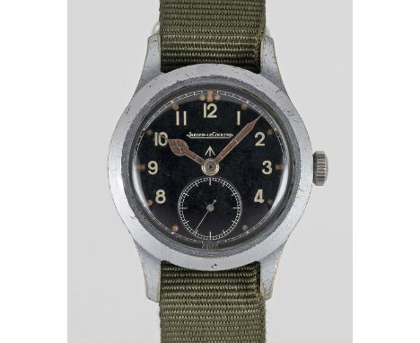 A RARE GENTLEMAN'S BRITISH MILITARY JAEGER LECOULTRE W.W.W. WRIST WATCHCIRCA 1945, PART OF THE "DIRTY DOZEN"Movement: Manual 