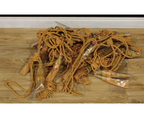 Interior Design &amp; Textiles - a quantity of curtain tiebacks 