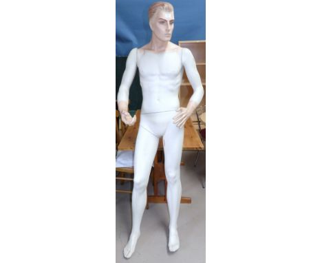 A mid-20th century male shop mannequin