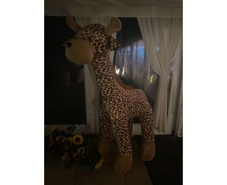 A large inflatable giraffe, approximate 6ft tall.This item was donated to the Chairty on the day of the sale!!