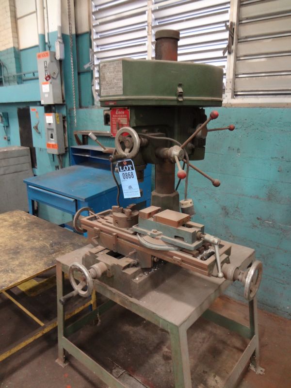 ENCO MODEL 91034 BENCH TOP VERTICAL MILL; S/N B9160246
