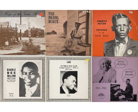 BLUES - LP COLLECTION. Another quality selection of around 54 blues LPs. Artists/ titles include Charley Patton - Founder Of 