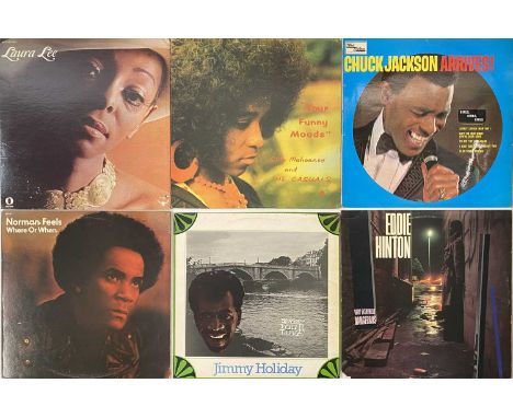 SOUL - LP COLLECTION. A super collection of around 32 soul LPs. Artists/ titles include Chuck Jackson - Arrives (TML 11071), 