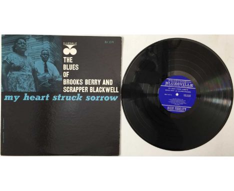 BROOKS BERRY AND SCRAPPER BLACKWELL - THE BLUES OF/ MY HEART STRUCK SORROW LP (US ORIGINAL - PRESTIGE - BV 1074). A beautiful