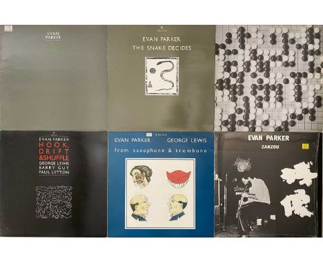 EVAN PARKER/ DEREK BAILEY - INCUS JAZZ LP RARITIES PACK. A superb selection of 8 jazz LPs. Artists/ titles include Evan Parke