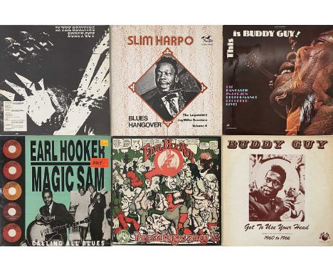 BLUES - LP COLLECTION. Another quality collection of around 50 blues LPs. Artists/ titles include Buddy Guy inc This Is Buddy
