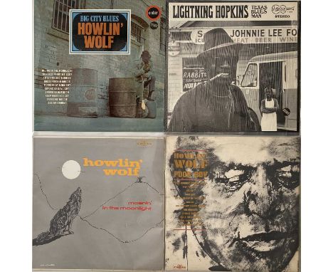 HOWLIN' WOLF/LIGHTNIN' HOPKINS - LP COLLECTION. Electric pack of 11x LPs featuring these two legendary Bluesmen. Howlin' Wolf