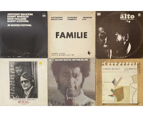 ANTHONY BRAXTON - LP COLLECTION. Another fantastic collection of 28 jazz LPs by Anthony Braxton. Titles include For Alto (DS-