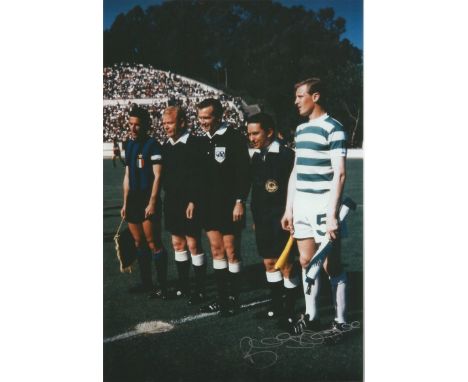 Signed Billy McNeil Celtic 12 X 8 Photo, 1967 Ec Final V Inter Milan, Signed Using A Fine Silver Marker. Good condition.  All