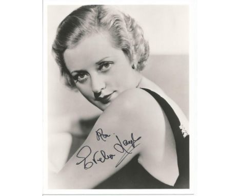 Evelyn Laye signed 10x8 b/w photo. 10 July 1900, 17 February 1996 was an English actress who was active on the London light o