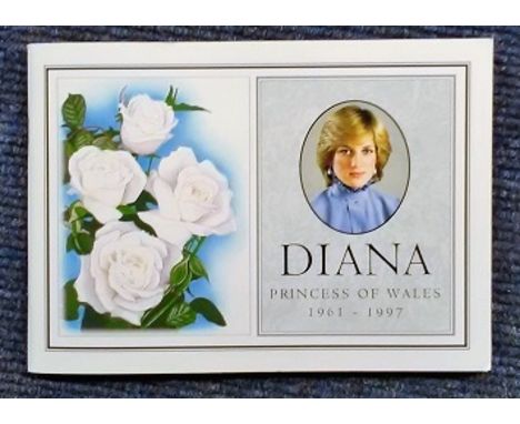 Diana Princess of Wales 1997 Crown Agents Commonwealth booklet with 31 mint miniature stamp sheets nicely laid into descripti