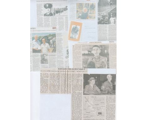 Lest We Forget Prisoners Of War Of The Japanese In Wwii. Main Item. Rare Signature: Obituary And Signed Booklet Images Of A J