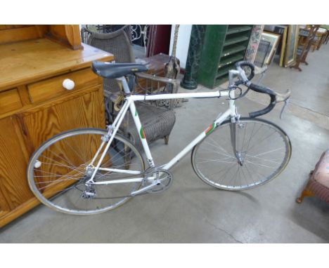 A circa 1970s vintage racing bike 