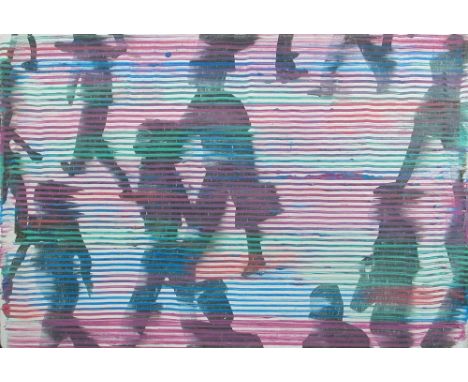 § Matthew Radford (British, b.1971) Untitled signed on the reverse "Matthew Radford 2001" oil on canvas, unframed, sold with 