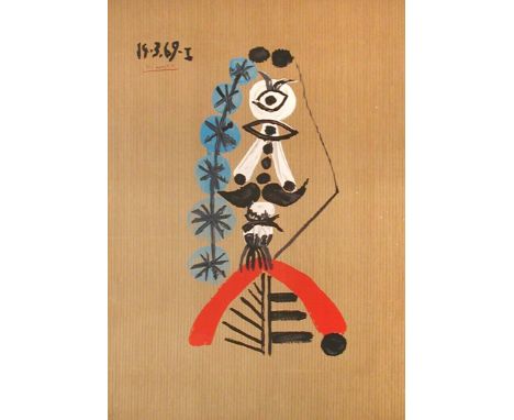 § After Pablo Picasso (Spanish, 1881-1973) Portraits Imaginaires inscribed "HC" lower left in pencil lithograph, 1970-71 , ed