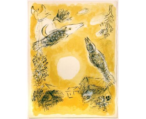 § After Marc Chagall (French/Russian, 1887-1985) Vitraux pour Jerusalem lithograph, 1963, edition of 250, with certificate of