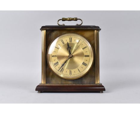 A Mid 20th Century Metamec Quartz Mantel Clock, 17cms Wide 