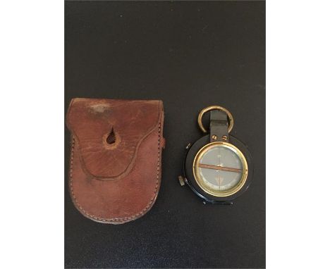 Military issue compass and case C1910