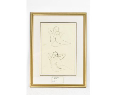 Patricia Preece (1894-1966) A 1920s pencil nude sketch entitled 'Life Study V', 35.5cm x 23cm, the frame 53cm x 39.5cm 