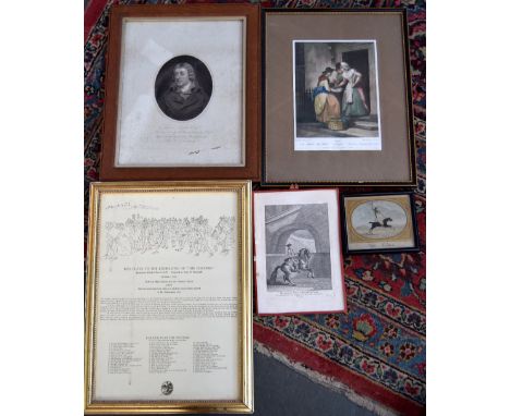 A 19th century  portrait of Thomas Taylor Esq., of Denbury and Ogwell House in the County of Devon engraved from the original
