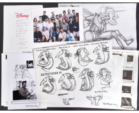 Richard Bazley Collection - Hercules (1997 Disney) - an assortment of production related artwork and material from the Disney