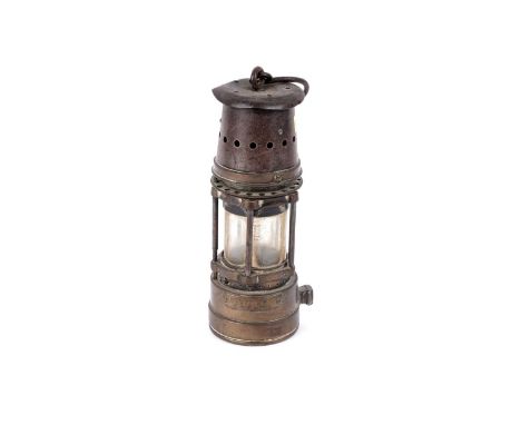 A Patterson Type G.T. ‘Baby’ miners’ lamp, 20cms.